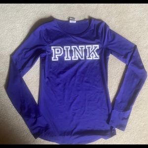 Pink by Victoria Secret Athletic Long Sleeve Top